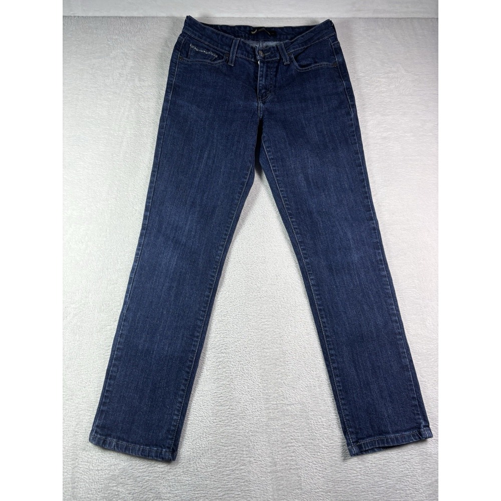 Levis Jeans Womens 8S 29x30 Mid Rise Skinny Dark Wash Blue Denim 500 Series